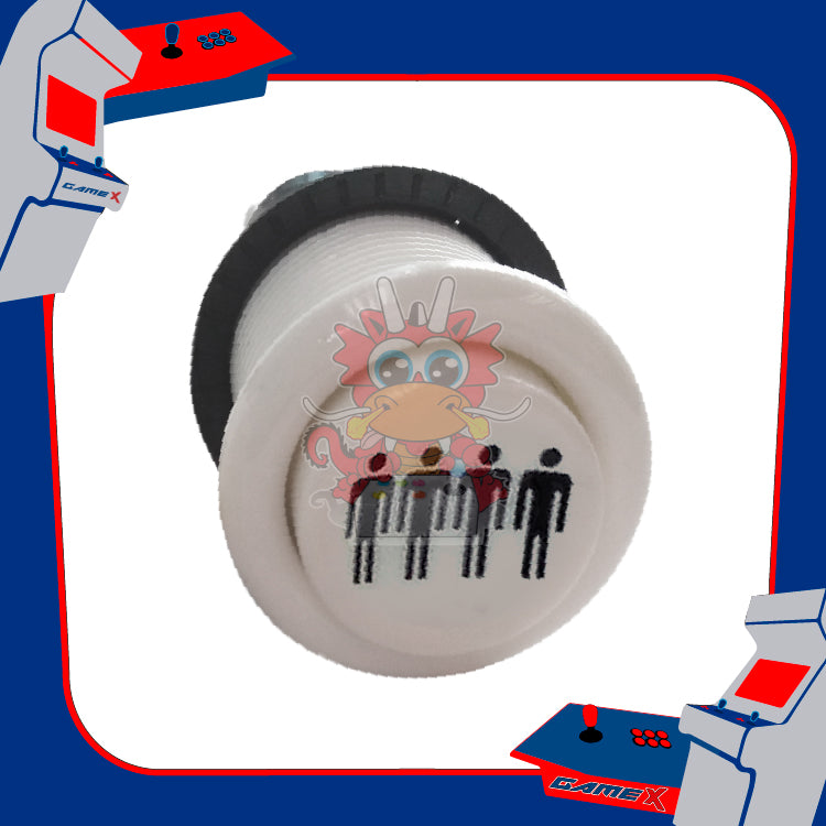 Botón Sólido Players Blanco con Micro