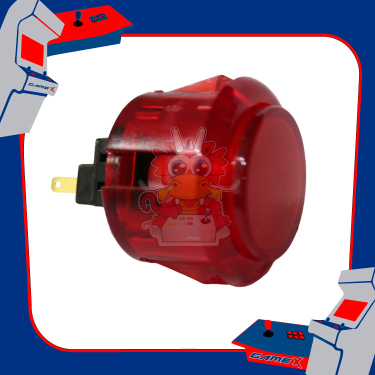 Botón Traslucido 30mm Tipo Sanwa