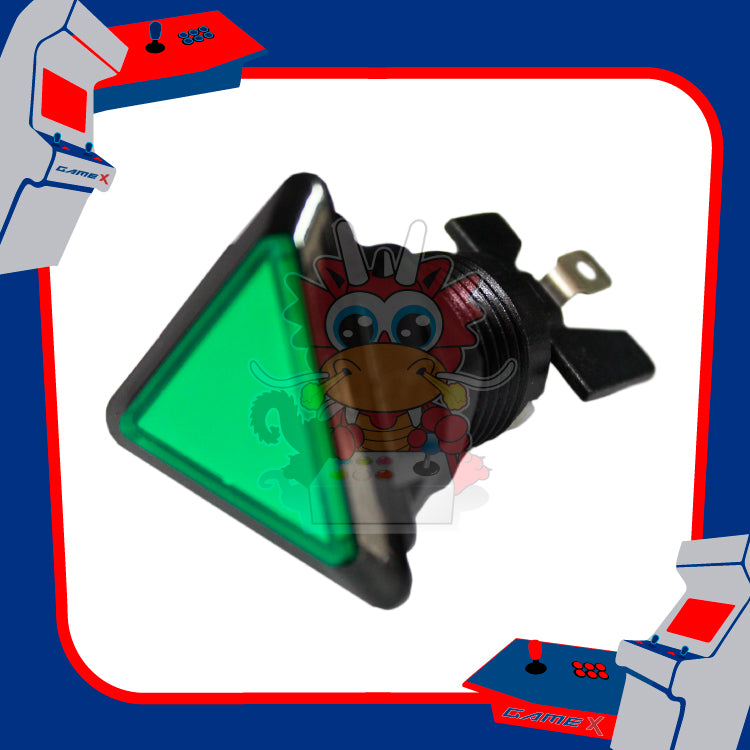 Botón Triangular Orilla Negra