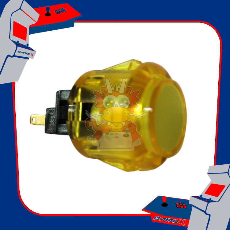 Botón Traslucido 24mm Tipo Sanwa