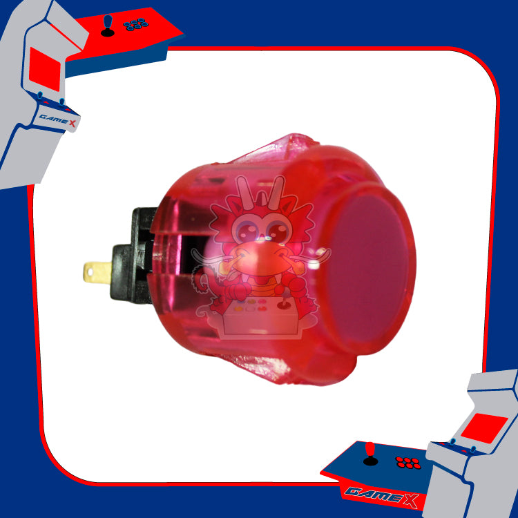 Botón Traslucido 24mm Tipo Sanwa