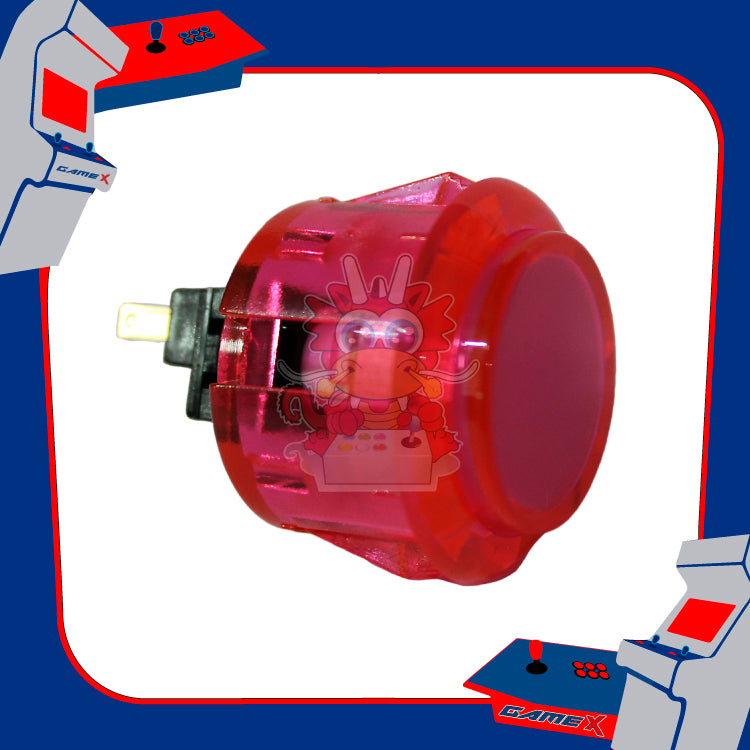 Botón Traslucido 30mm Tipo Sanwa