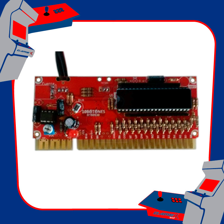 Activador de Pulsador PS2 Rojo 25 en 1