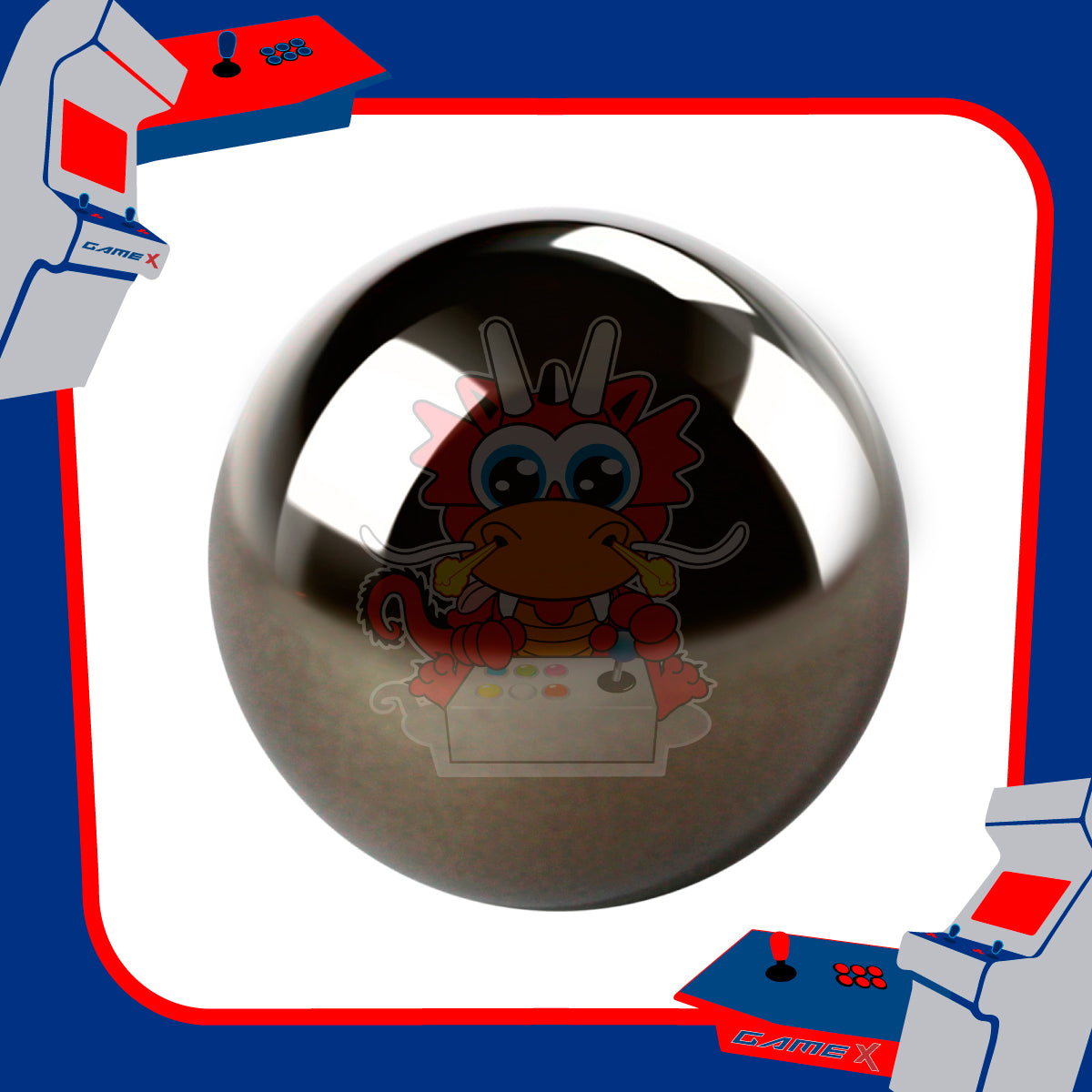 Balltop Platinada Sanwa Original