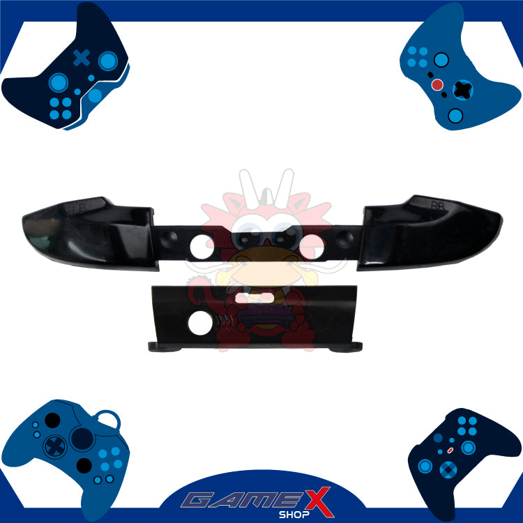 Bumper para Xbox One Slim negro (bumper y tapa)