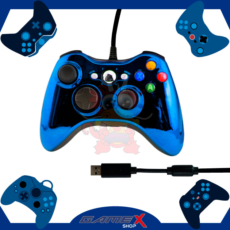 Control Xbox 360 Alámbrico Platinados