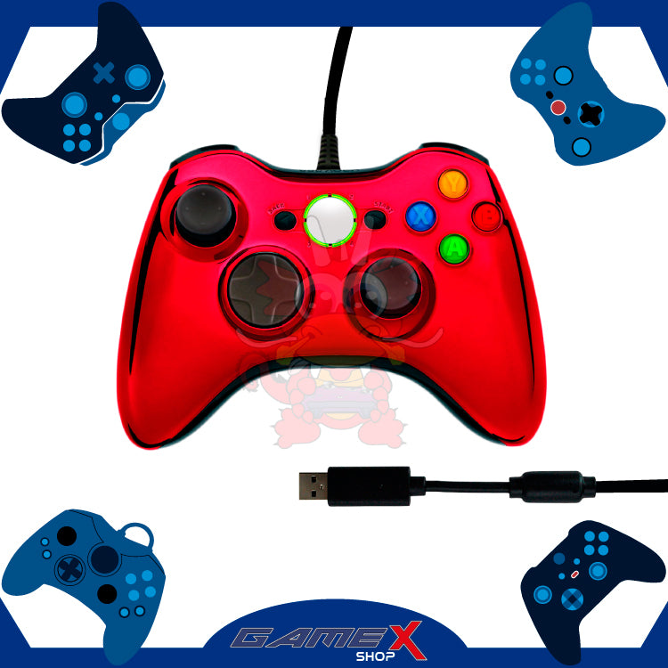 Control Xbox 360 Alámbrico Platinados