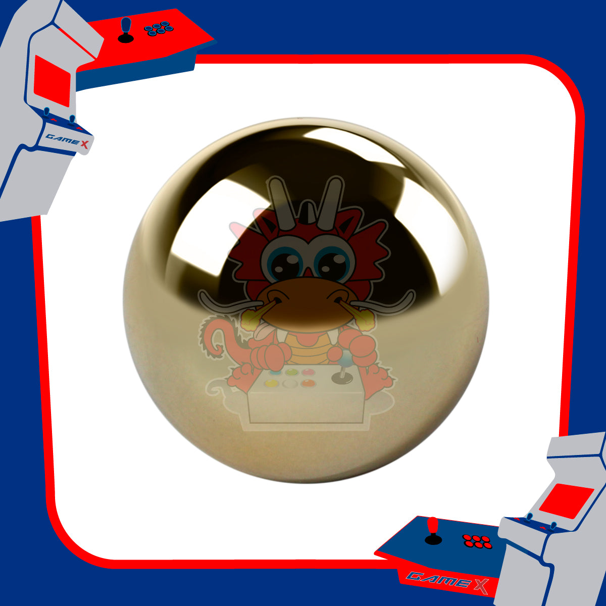 Balltop Platinada Sanwa Original