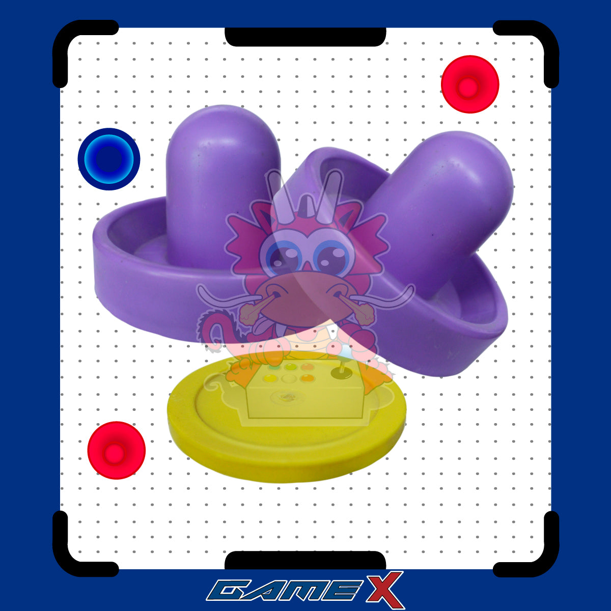 Kit dos Manoplas con un Disco para mesa de Aire