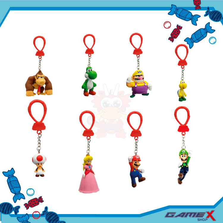 Llavero Sorpresa personajes Mario Bros