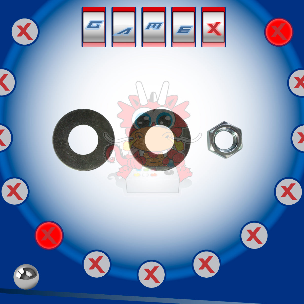 Tubo o Tornillo para Pinball ( Perla de Oriente )