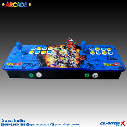 Tablero Arcade Doble 2 jugadores PC Con Mini Consola 48 MIL JUEGOS GameX Shop