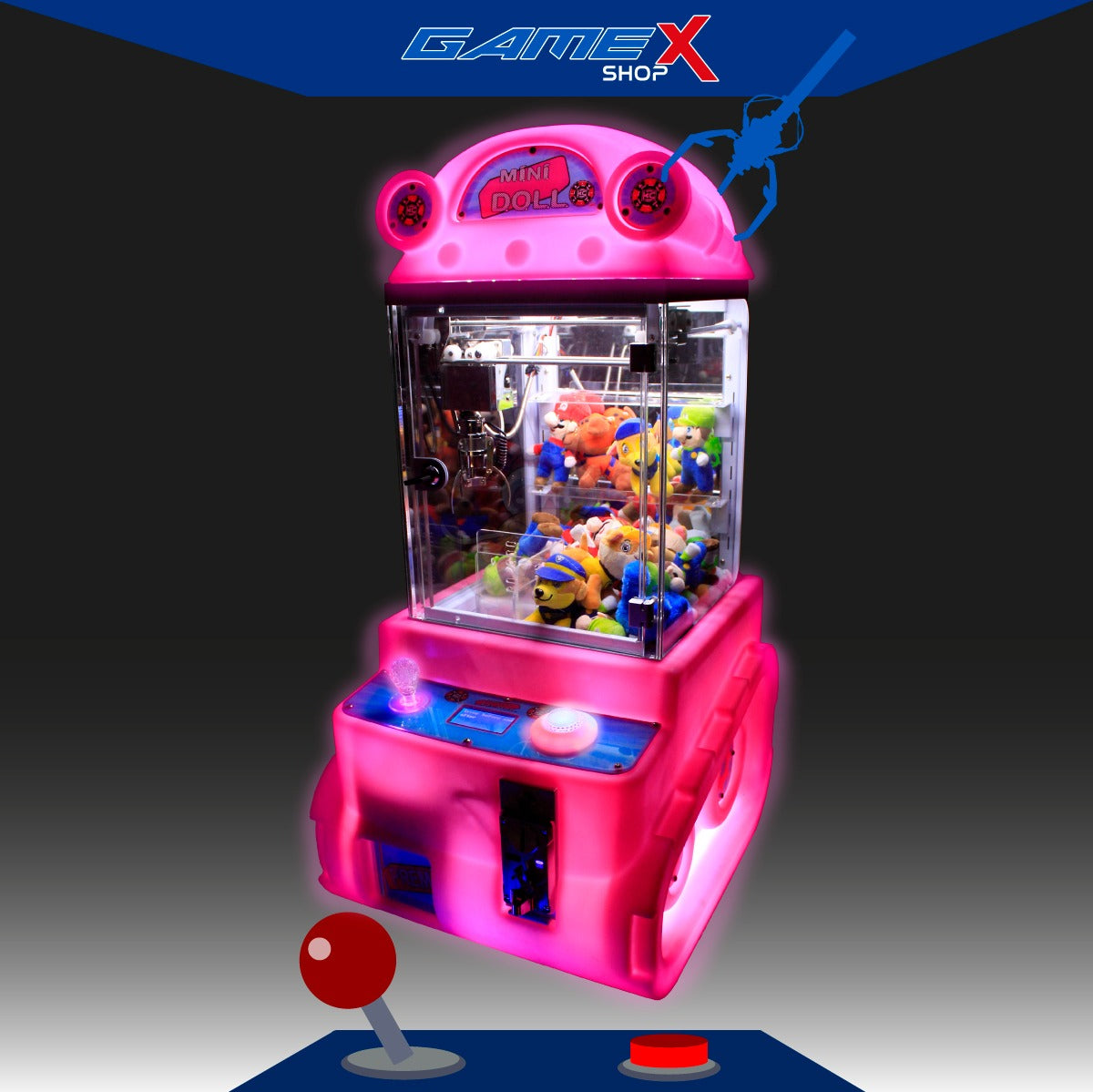 Mini peluchera Tank Man