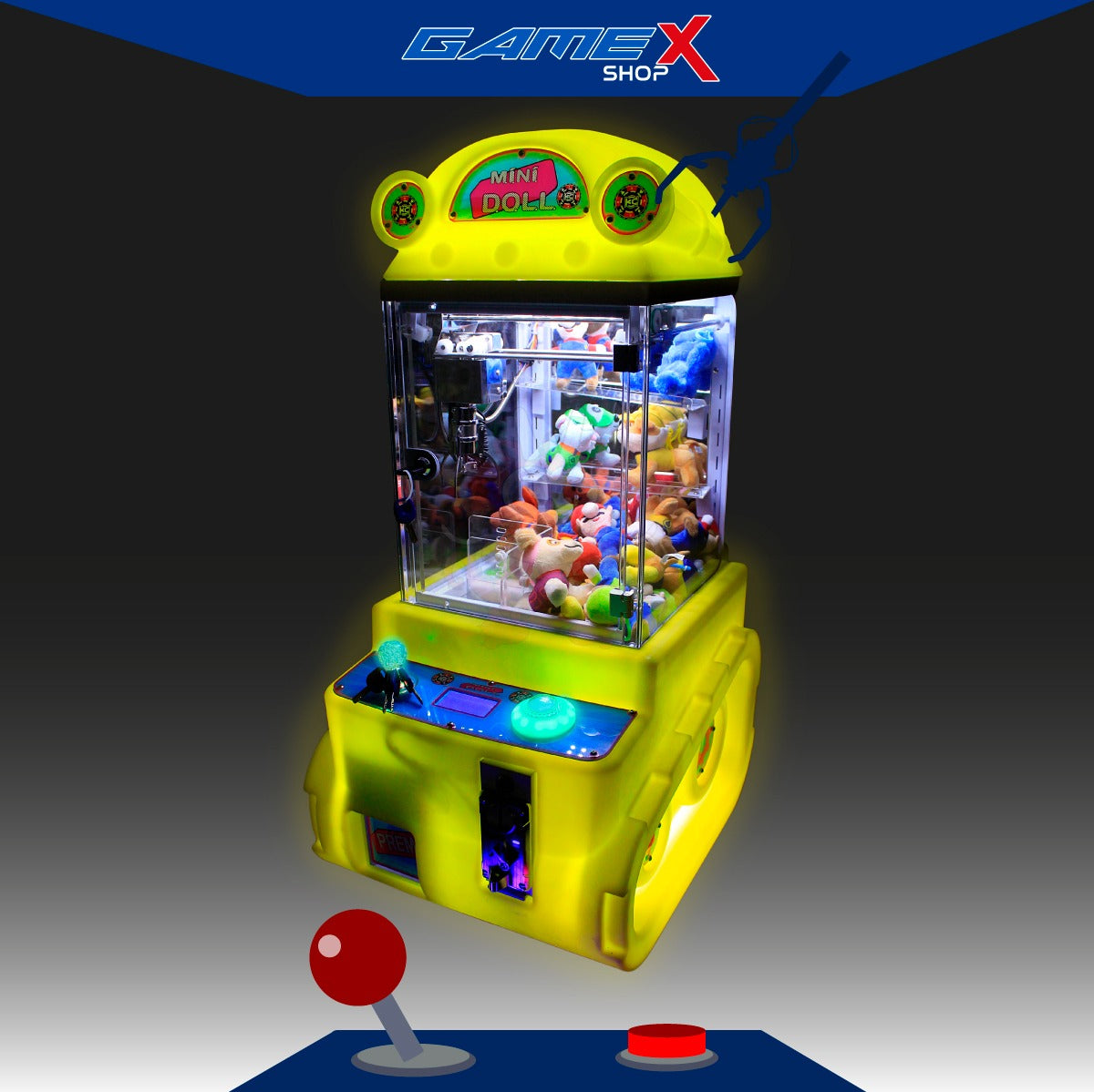 Mini peluchera Tank Man