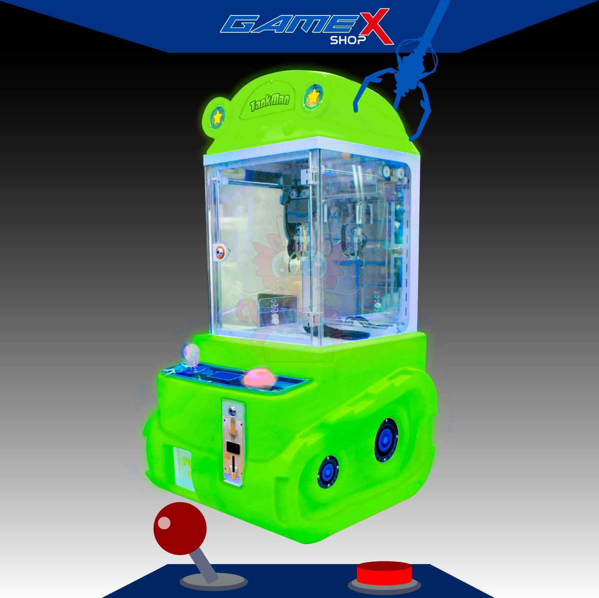Mini peluchera Tank Man