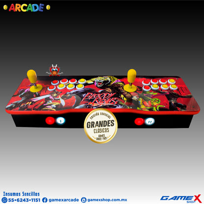 Tablero Arcade Doble 2 jugadores PC Con Mini Consola 48 MIL JUEGOS GameX Shop
