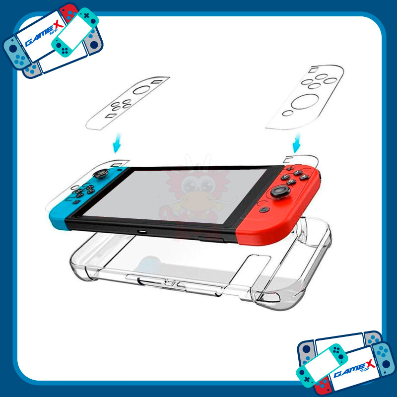 Carcasa de cristal (cubre botones para joycon)