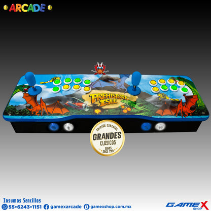 Tablero Arcade Doble 2 jugadores PC Con Mini Consola 48 MIL JUEGOS GameX Shop