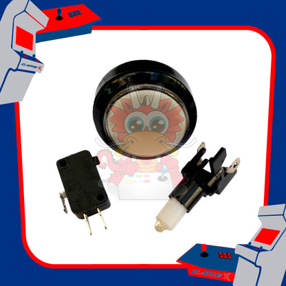 Botón Luminoso 60 mm Plano Arcade Circular p para One Touch