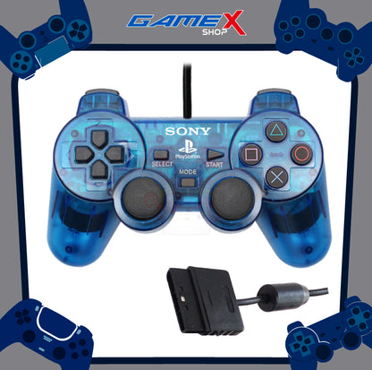 Control Alámbrico PS2 Traslucido