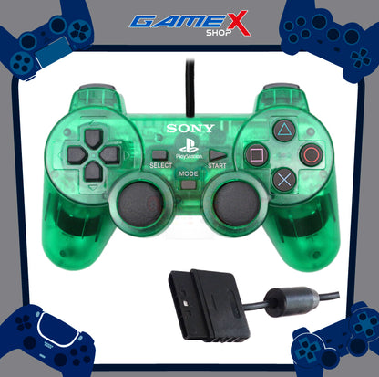 Control Alámbrico PS2 Traslucido