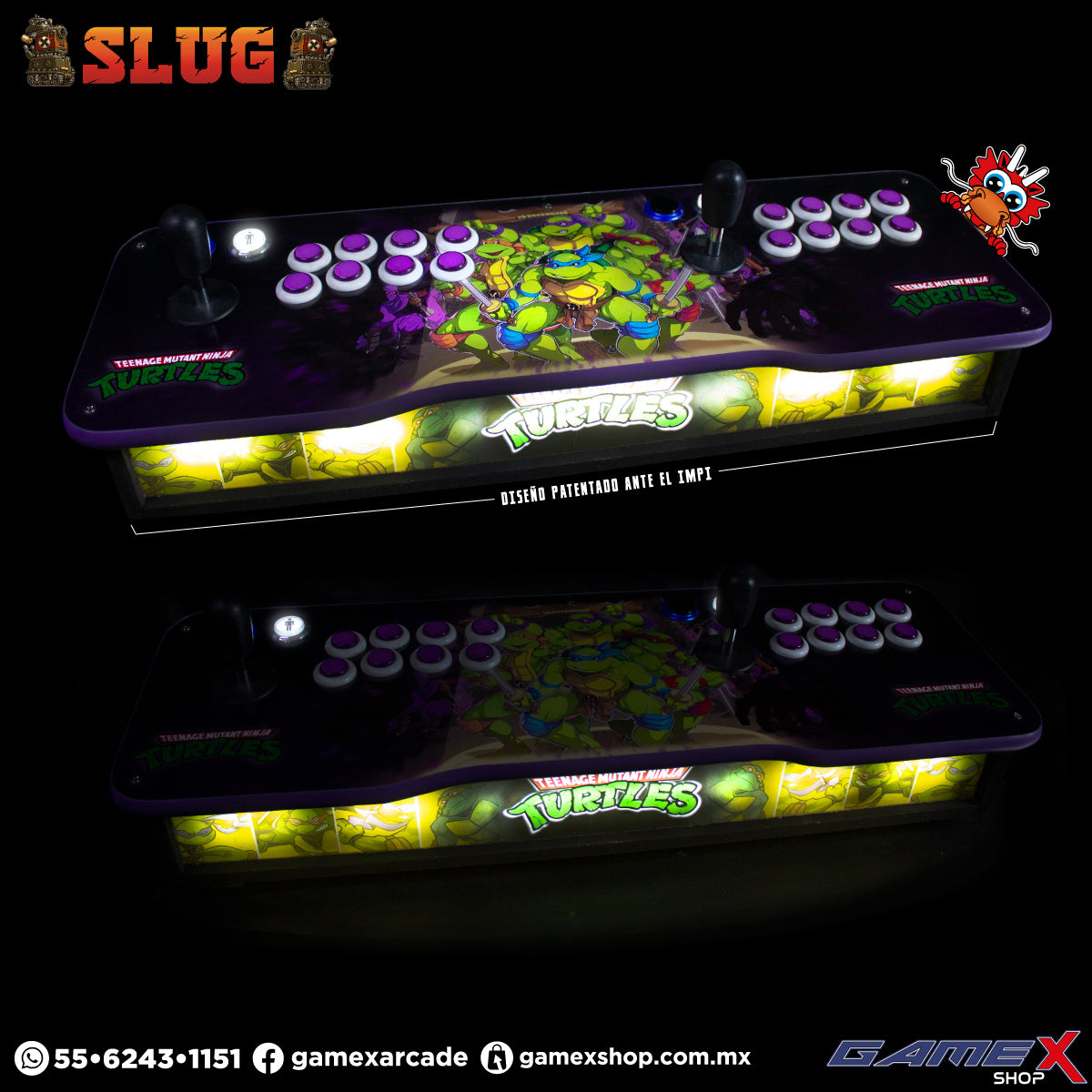 Tablero Arcade 2 jugadores para PC  Mod 2022 GameX Shop