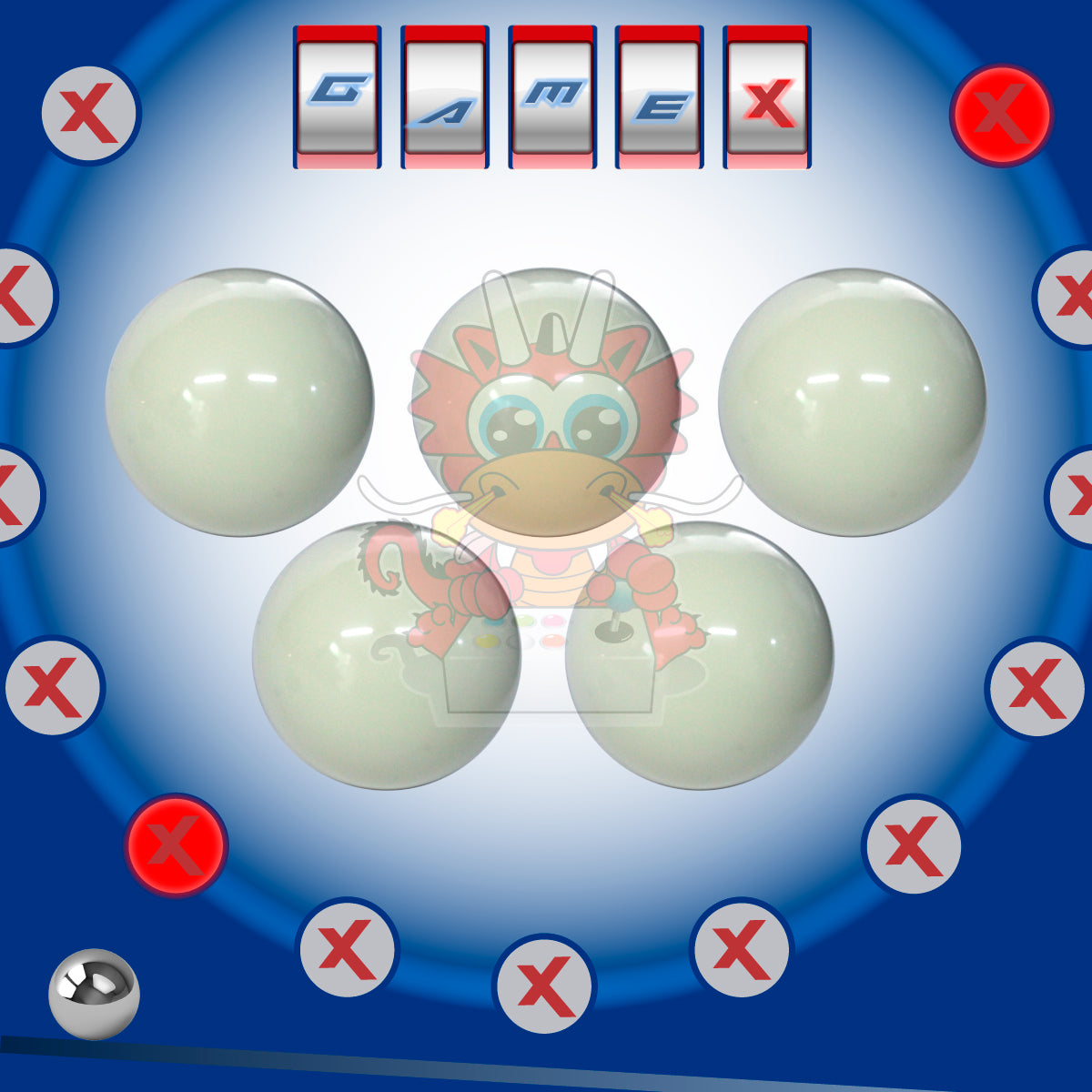 Pelota pesos Diferentes para Pinball ( Perla de Oriente )
