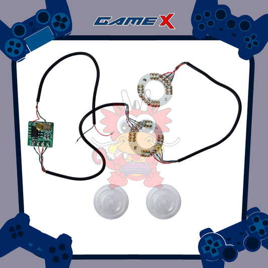 Par de tapas o capuchones joystick luminosos PS4