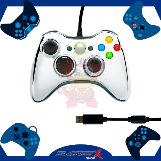 Control Xbox 360 Alámbrico Platinados