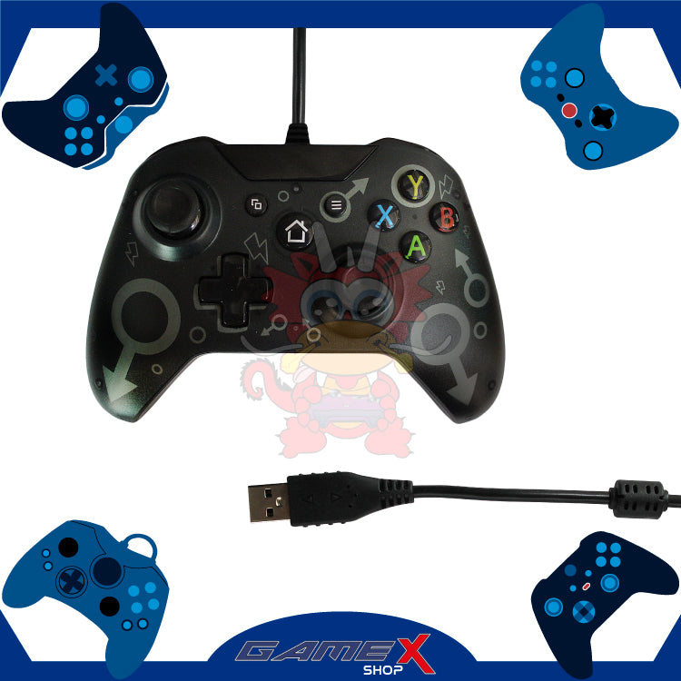 Control Xbox One alámbrico metalizado