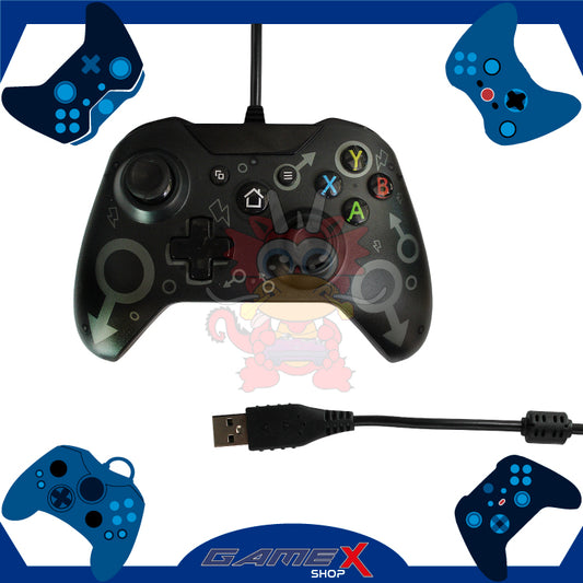 Control Xbox One alámbrico metalizado