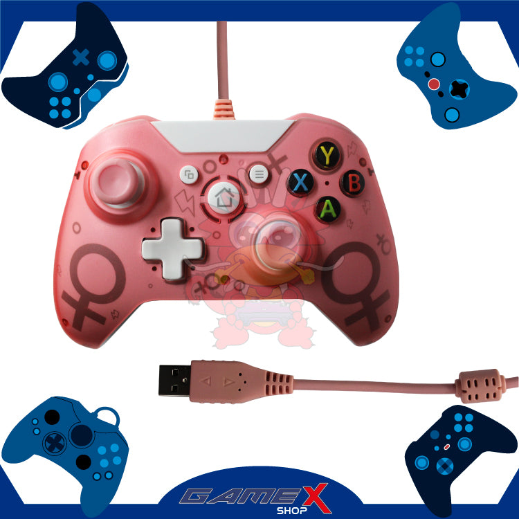 Control Xbox One alámbrico metalizado