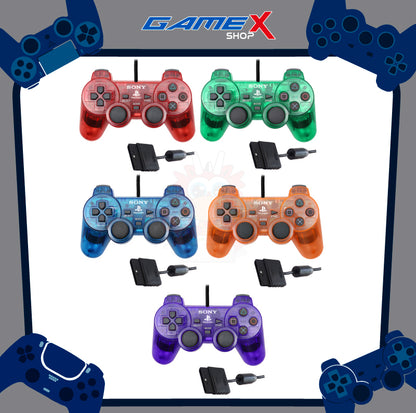 Control Alámbrico PS2 Traslucido