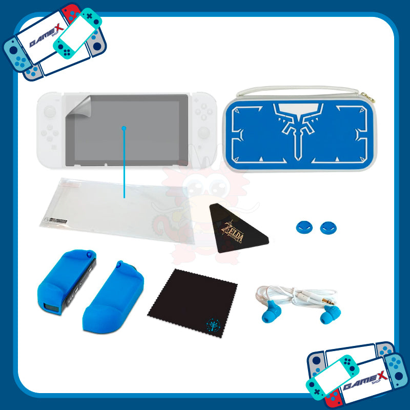 Estuche Starter kit Mario Zelda N-Switch