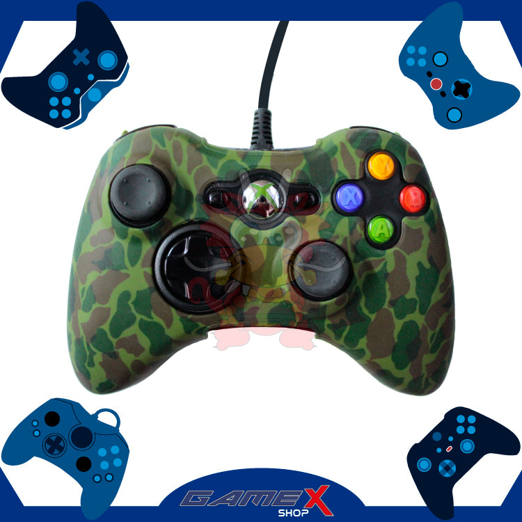 Funda Silicón Camuflaje para Control Xbox 360