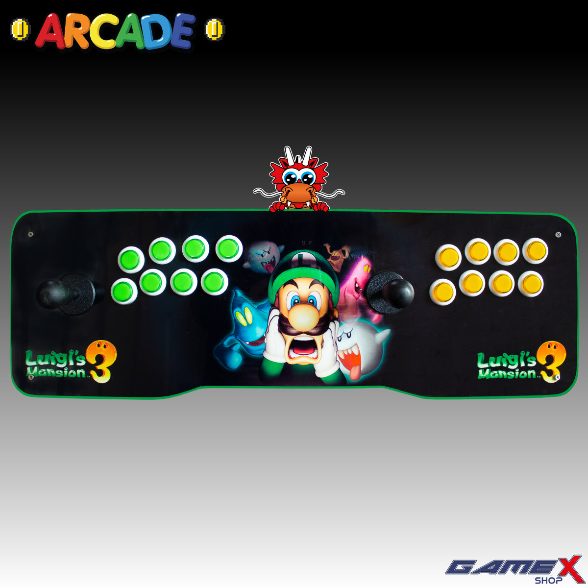 Tablero Arcade Doble 2 jugadores PC GameX Shop