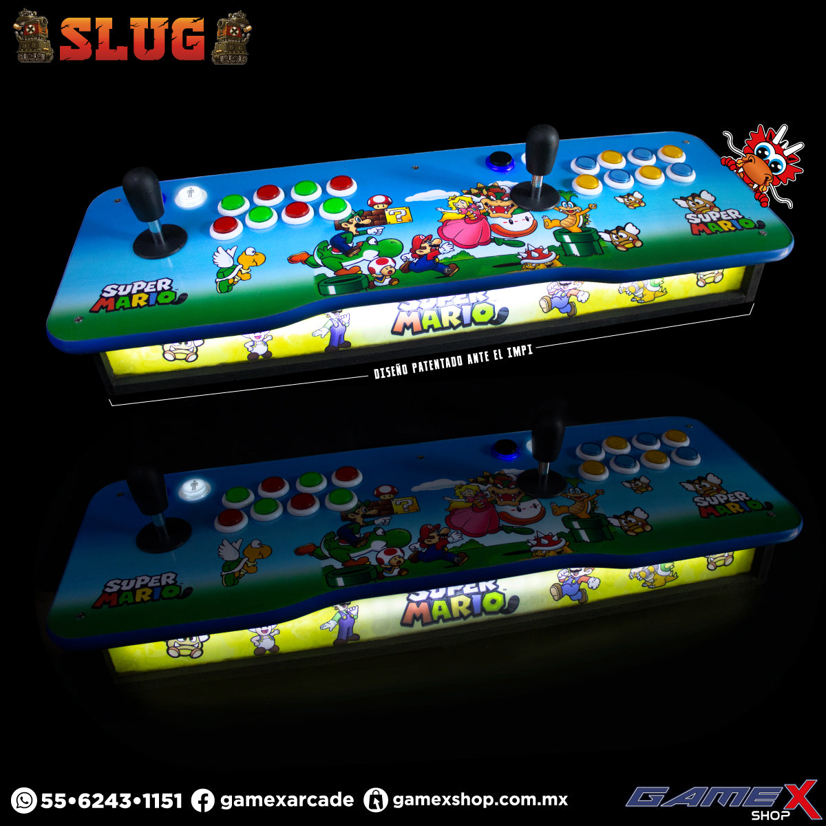 Tablero Arcade 2 jugadores para PC  Mod 2022 GameX Shop