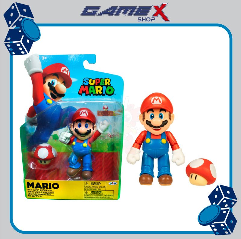 Figura de Acción Super Mario 4 pulgadas