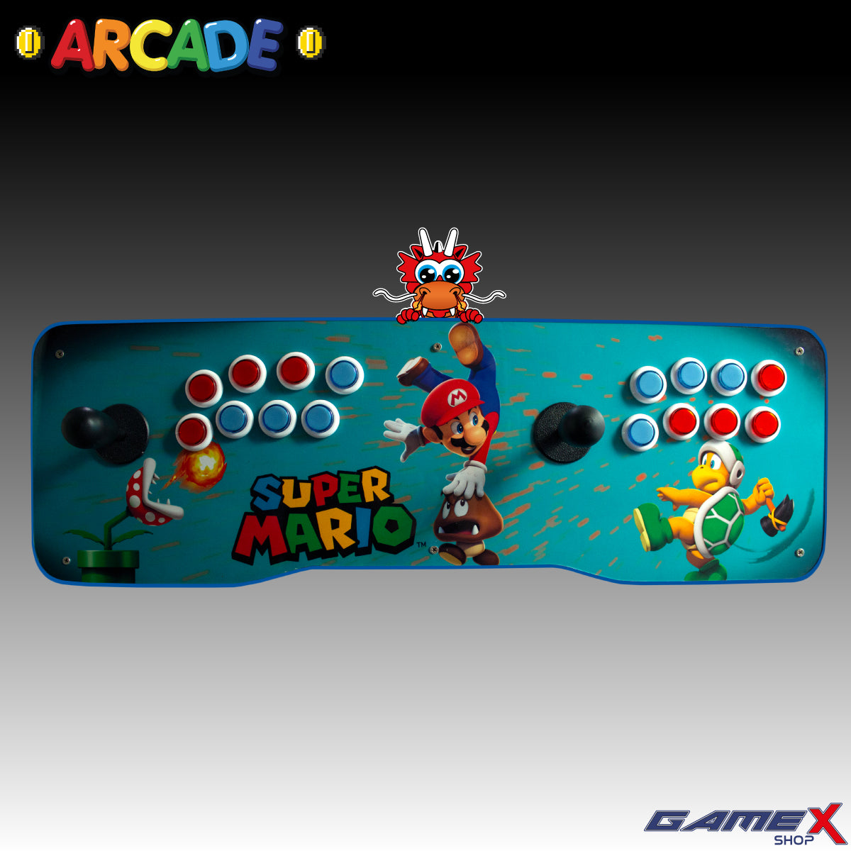 Tablero Arcade Doble 2 jugadores PC GameX Shop