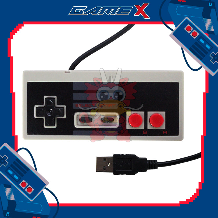 Control Alámbrico Blanco NES USB