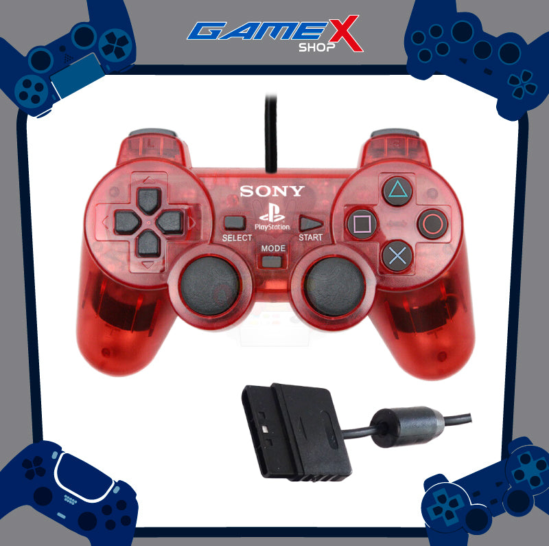 Control Alámbrico PS2 Traslucido
