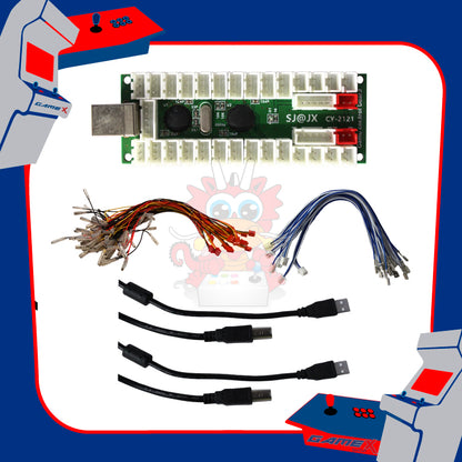 Pulsador USB 2 jugadores para Botones Luminosos