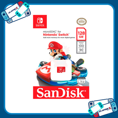 MicroSDXC para Nintendo Switch