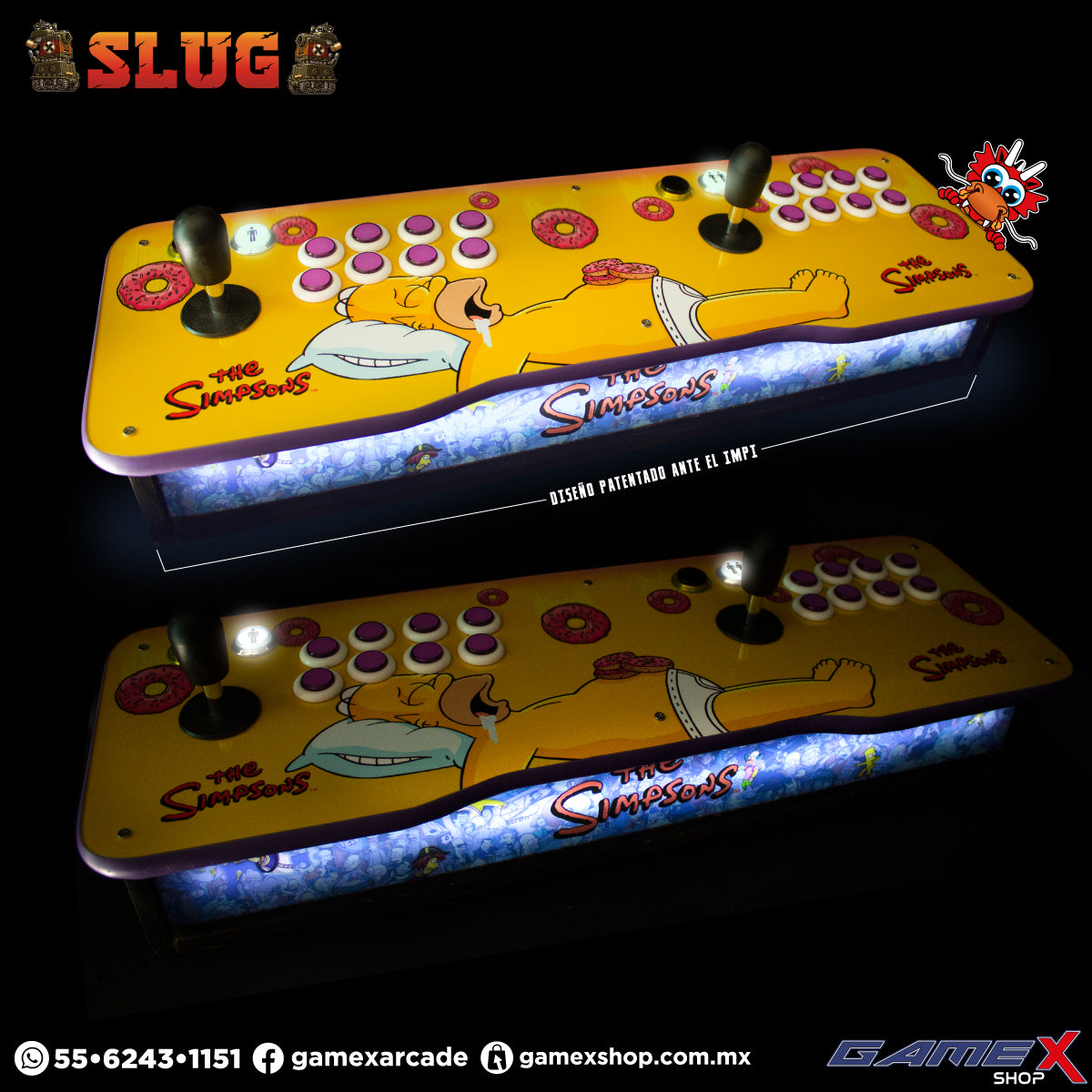 Tablero Arcade 2 jugadores para PC  Mod 2022 GameX Shop