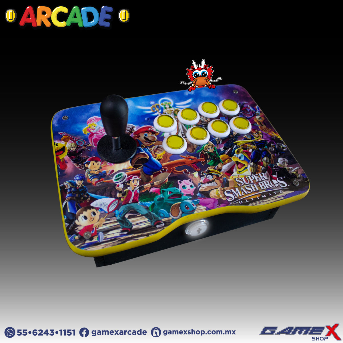 Tablero Arcade Individual plano GameX