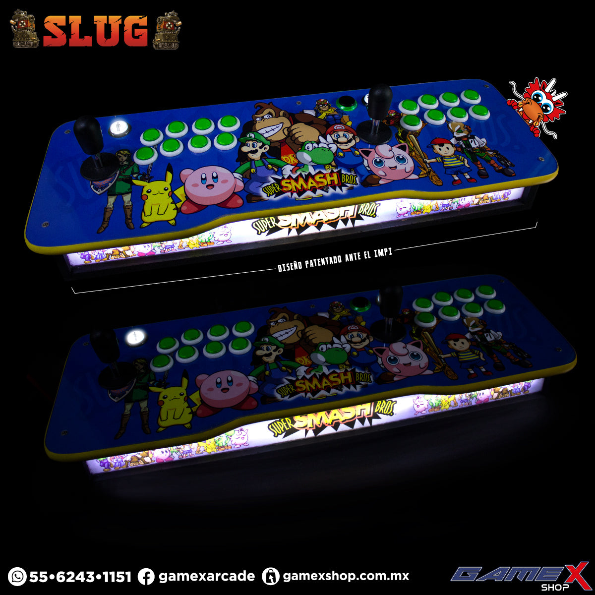 Tablero Arcade 2 jugadores para PC  Mod 2022 GameX Shop