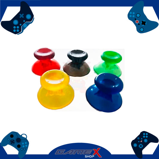 Par de tapas de joystick de plastico (transparentes) X360