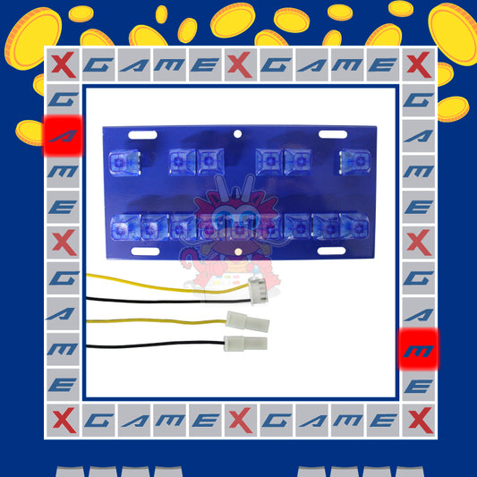 Teclado Luminoso Azul para Máquina de Suerte