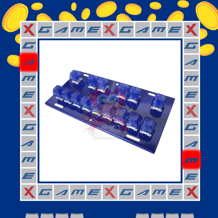 Teclado Luminoso Azul para Máquina de Suerte