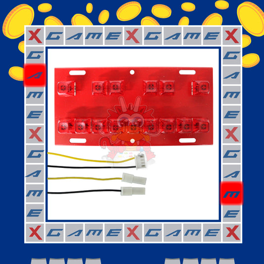 Teclado Luminoso Rojo para Máquina de Suerte